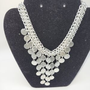 Sarah Coventry Silver Statement Necklace